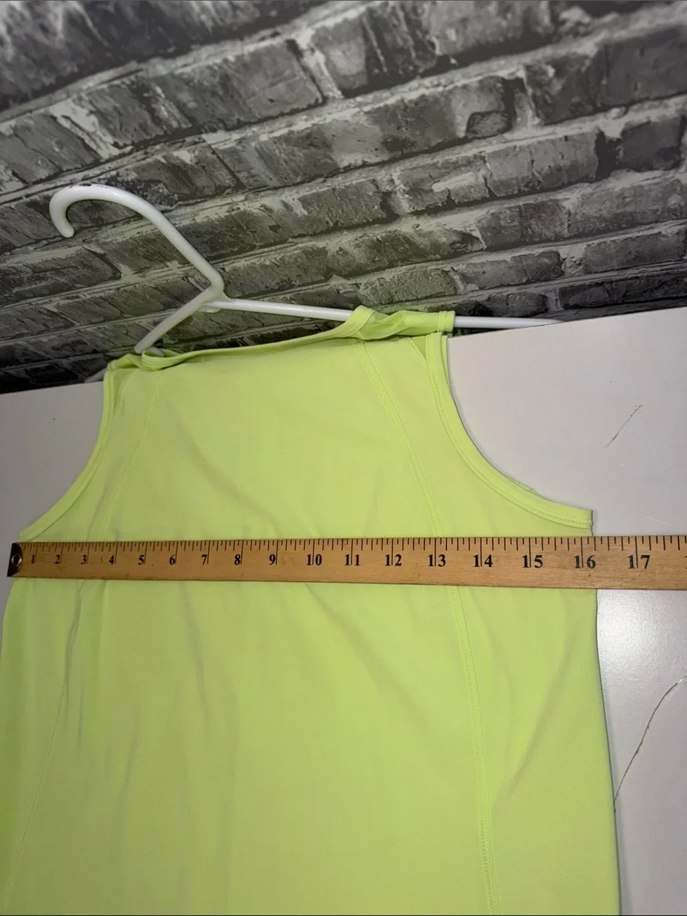 Women’s Lululemon Neon Yellow Performance Tank Top - Lightweight Activewear